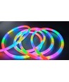 3m RGBIC Neon flex slange, komplett sett - Vevd tau, Bluetooth App, fjernkontroll, USB