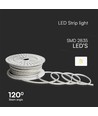 50m 10,5W/m LED strip, 3000K - IP65, 1000lm/m, 121 LED pr. meter, plug-and-play
