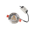 3W Ø8,4cm innfellingsspot dimbar - 12V/24V, hull: Ø7-8 cm, mål: Ø8,4 cm, 4 cm høy