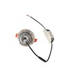 3W Ø8,4cm Downlight dimbar - 12V/24V, hull: Ø7-8 cm, mål: Ø8,4 cm, 4 cm høy