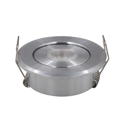 1,5W heis spot - Hull: Ø4,4 cm, Mål: Ø5,2 cm, 25° spredning, 1m ledning