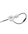 1W Ø5,2cm innfellingsspot dimbar - 12V/24V, hull: Ø4,2 cm, mål: Ø5,2 cm, 2,2 cm høy, hvit