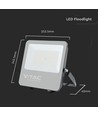 100W LED-lyskaster - 185lm/W, arbeidslampe, utendørs