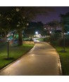 5W LED hagelampe, 80,5cm, sort - 810lm, IP65, 4000K, utendørs bedlampe