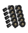10 stk. GU10 Downlight - Sort, IP20