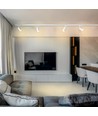 Dim to warm GU10 skinnespot - Inkludert 6W Dimtowarm pære, Hvit, 1-faset, 1F2W