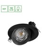 Ø105x35 mm Mobilo taklampe 6,5W - LED, CCT, 230V, 36°, IP20, svart, rund