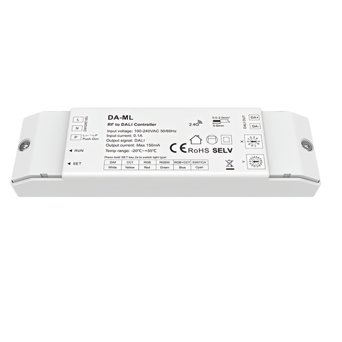 LEDlife rWave DALI-kontroller - Push-dim, avlastning i begge ender
