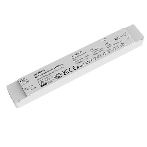 LEDlife rWave 150W dimbar strømforsyning - 24V DC, 6,25A, RF, push-dim