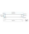 150W / 24V DC dimbar rWave strømforsyning - 6,25A, RF, push-dim
