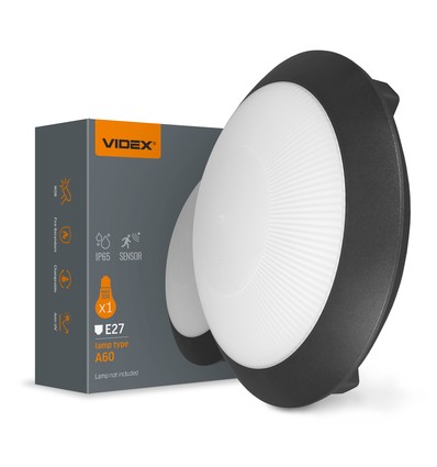 Takmontert lampearmatur med mikrobølgesensor