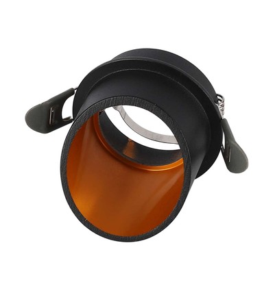 Vt-974 lampe GU10 - rund svart