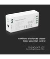 RGB+W WiFi controller til LED strips - 12V/24V, 12A, hvit, app styrt