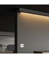 3-i-1 veggcontroller til RGB / RGBW / RGB+CCT - 12V-24V, RF 2.4GHz, 86x86mm, hvit, touch panel