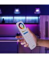 8-soners fjernkontroll til LED - 3V, hvit, touch fargehjul, 2.4GHz, passer til LED strips