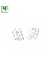 Monteringsbrakett for ALLDAY BASIC lamper - 2 stk