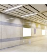 120cm 40W LED lineært innbyggingsarmatur - Samsung LED chip, 120cm, sølv, 5 års garanti
