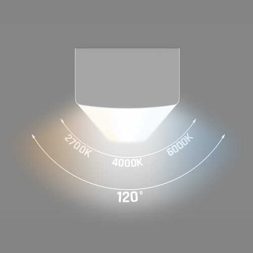 60cm LIMEA SUBTILO 15W LED taklampe - 120lm/W, CCT, hvit, IP20