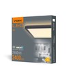 24W LED taklampe, sort - 4000K, IP20 innendørs, Ra 88