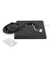24W LED taklampe, sort - 4000K, IP20 innendørs, Ra 88