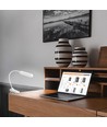 6W LED dimbar skrivebordslampe med klemme - Helsinki, 370lm, 3-trin CCT, hvit, 120° lysvinkel
