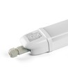 60 cm LED lineær lampe 20W - IP65, 5000K, hvit, sammenkoblingsbar
