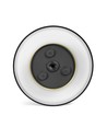 Dome 12W rund LED vegglampe - IP65, CCT, sort