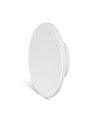 12W LED vegglampe, IP65 - 1200lm, 100lm/W, CCT, hvit, utendørs, inkl. lyskilde