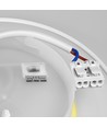 12W LED vegglampe, IP65 - 1200lm, 100lm/W, CCT, hvit, utendørs, inkl. lyskilde