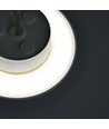 12W LED vegglampe, IP65 - 1200lm, 100lm/W, CCT, hvit, utendørs, inkl. lyskilde