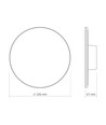 18W LED vegg/taklampe - IP65, CCT, 1850lm, sort, Bulkhead