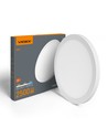 24W LED taklampe, 3CCT - 292x292mm, 2500-2900lm, IP20 innendørs, hvit kant, inkl. lyskilde