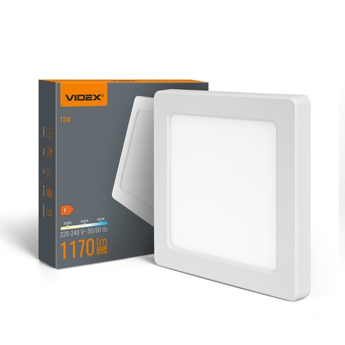 Dl6s taklampe 12W - LED, varm hvit, nøytral, 6500K, 220V, hvit