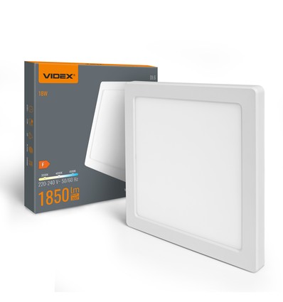 Dl6s taklampe 18W - LED, varm hvit, nøytral 6500K, 220V, hvit