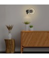 14W Designer LED vegglampe - Sort, 1500lm, 25x10x18 cm, inkl. lyskilde