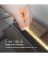 5m 8W/m LED strip, 126 LED pr. meter - 24V, IP20, 137lm/W, 4000K, SMD2835