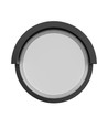 10W Verto Round Edge CCT vegglampe, IP65 - 120lm/W, sort, 3-CCT, asymmetrisk lys, utendørs/innendørs