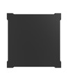 10W Verto Square Cup vegglampe, CCT - 1200lm, IP65, sort, firkantet, asymmetrisk lys, inne / ute