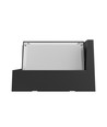 10W Verto Square Edge CCT vegglampe - 120lm/W, IP65, sort, 3-CCT, 160x160mm