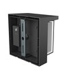 10W Verto Square Edge CCT vegglampe - 120lm/W, IP65, sort, 3-CCT, 160x160mm