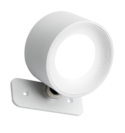 4,5W Oppladbar vegglampe CCT - IP20, rund, hvit, 360° roterbar, inkl. lyskilde og fjernkontroll