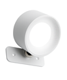 4,5W Oppladbar vegglampe CCT - IP20, rund, hvit, 360° roterbar, inkl. lyskilde og fjernkontroll