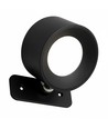 Oppladbar vegglampe CCT - 4,5W, Matt svart, rund, 360° roterbar, IP20, inkl. lyskilde
