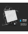 30W LED-lyskaster med sensor - 120lm/W, sort, arbeidslampe, hurtigkobling