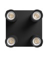 Madara Altro taklampe 4xGU10 - 230V, IP20, svart, firkantet