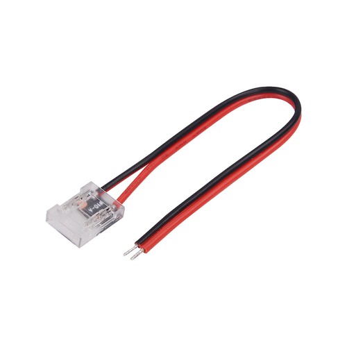 Skjøteledd til 10mm COB LED strip - 10cm ledning, 2-pin, til lodding