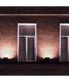 100W LED lyskaster - CCT, 3 lysfarger, frostet, arbeidslampe, utendørs
