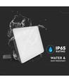 20W LED lyskaster med fast connector - 120lm/W, IP65, sort, 5 års garanti, utendørs