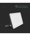 20W LED lyskaster med fast connector - 120lm/W, IP65, sort, 5 års garanti, utendørs