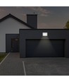30W LED lyskaster med Fast Connector - 120lm/W, IP65, sort, 4000K, utendørs veggmontering